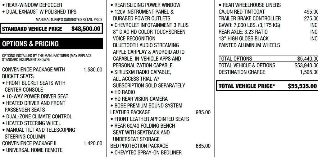 2020 Chevrolet Silverado 1500 LT Trail Boss