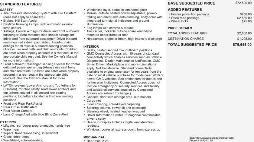 2019 GMC Yukon XL Denali