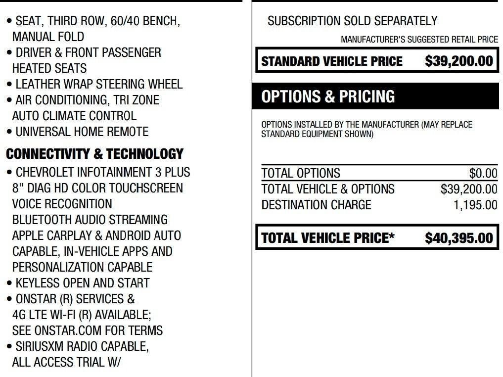 2020 Chevrolet Traverse LT Cloth