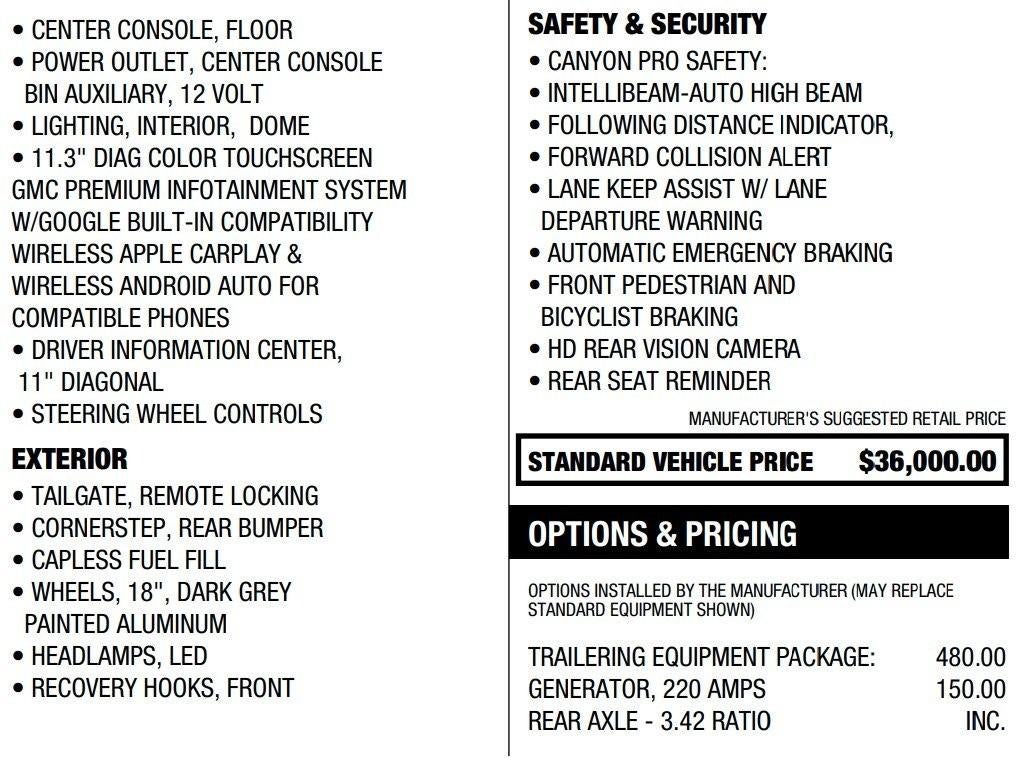 2024 GMC Canyon Elevation