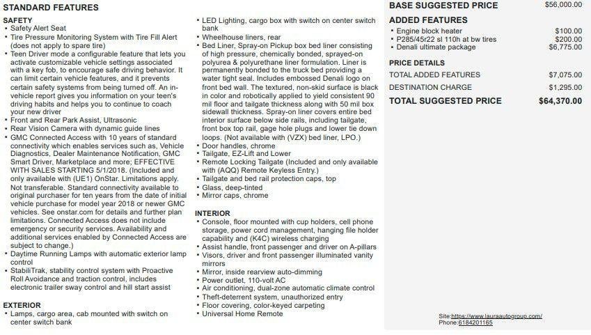 2018 GMC Sierra 1500 Denali