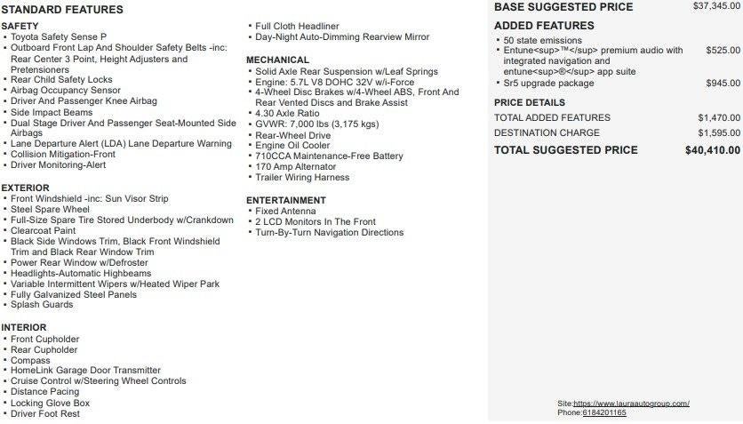 2019 Toyota Tundra 2WD SR5