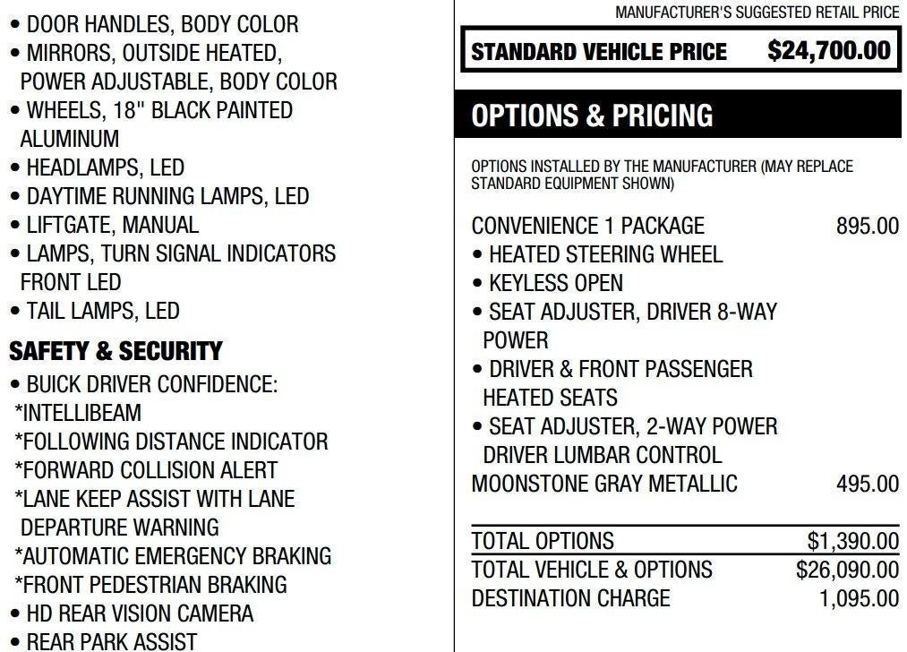 2025 Buick Envista Sport Touring