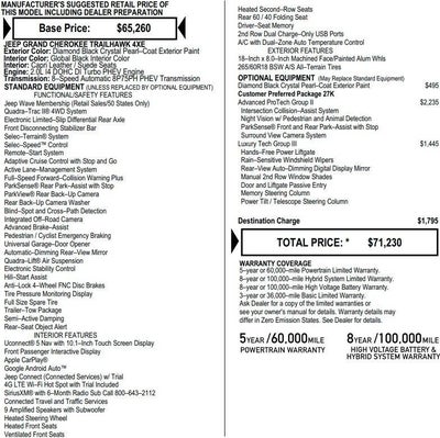 2022 Jeep Grand Cherokee 4xe Trailhawk 4x4