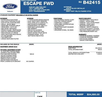 2025 Ford Escape ST-Line FWD