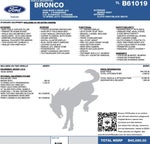 2026 Ford Bronco Base 2 Door 4x4