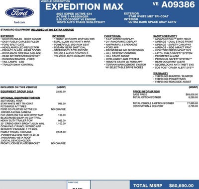 2027 Ford Expedition Max Active 4x4