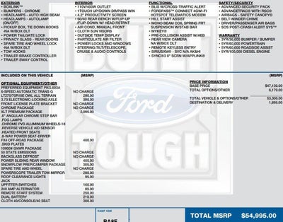 2022 Ford Super Duty F-250 SRW XLT 4WD Crew Cab 6.75' Box