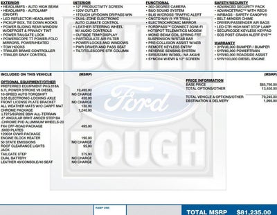 2024 Ford Super Duty F-350 SRW LARIAT 4WD Crew Cab 6.75' Box