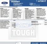 2026 Ford Transit Cargo Van T-250 148" Med Rf 9150 GVWR RWD