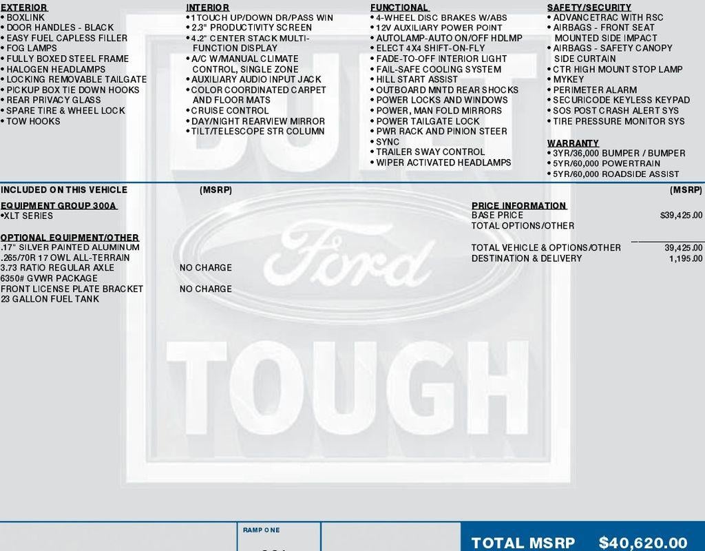 2015 Ford F-150 4WD SuperCrew 5-1/2 Ft Box XLT