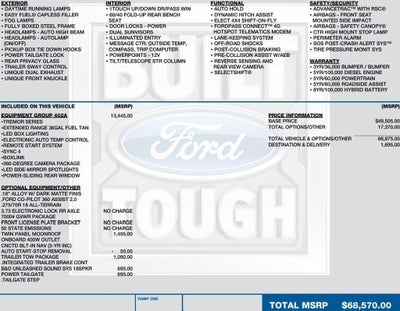 2021 Ford F-150 Tremor 4WD SuperCrew 5.5' Box