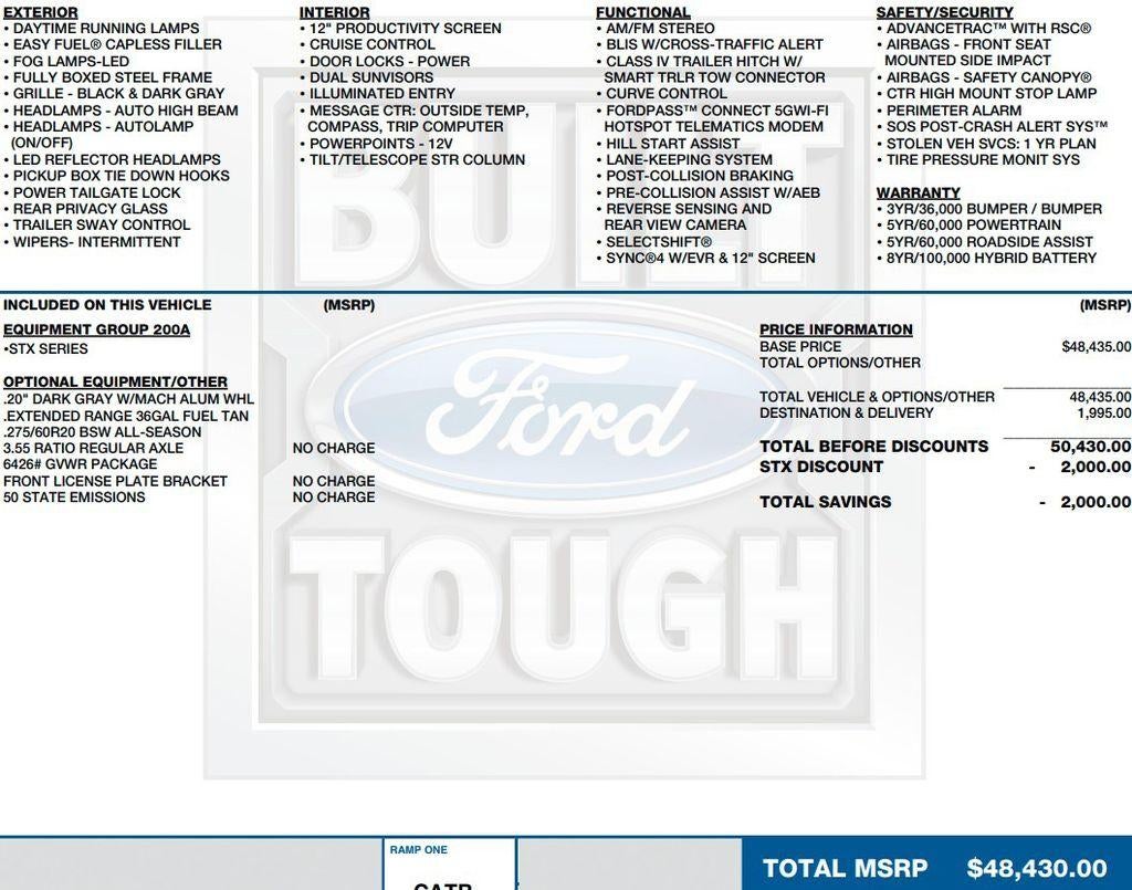 2024 Ford F-150 STX 2WD SuperCrew 5.5' Box