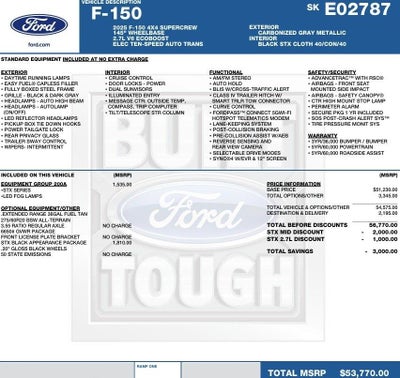 2025 Ford F-150 STX 4WD SuperCrew 5.5' Box