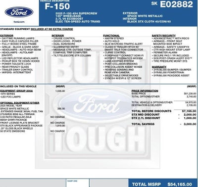 2025 Ford F-150 STX 4WD SuperCrew 5.5' Box
