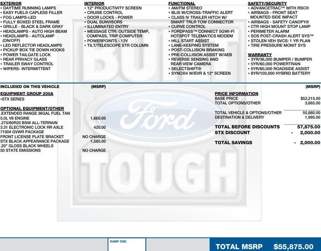 2024 Ford F-150 STX 4WD SuperCrew 5.5' Box