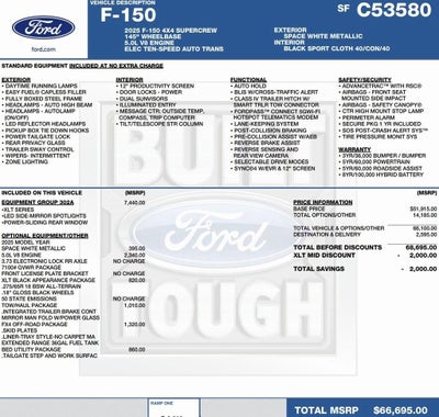 2025 Ford F-150 XLT 4WD SuperCrew 5.5' Box