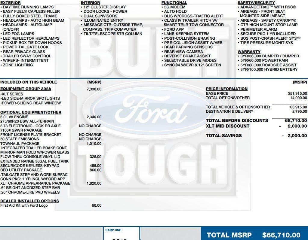 2026 Ford F-150 XLT 4WD SuperCrew 5.5' Box