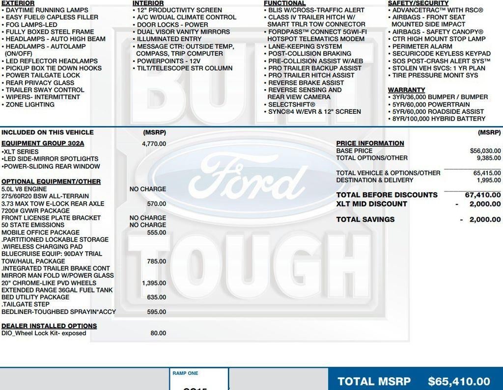 2024 Ford F-150 XLT 4WD SuperCrew 5.5' Box