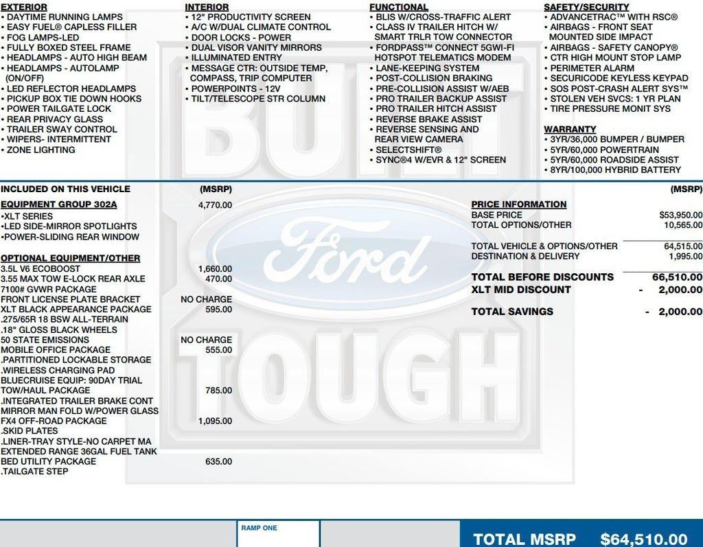 2024 Ford F-150 XLT 4WD SuperCrew 5.5' Box