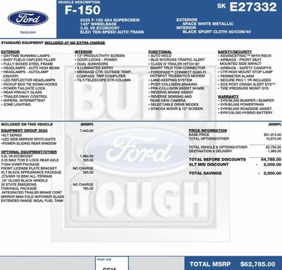 2025 Ford F-150 XLT 4WD SuperCrew 5.5' Box