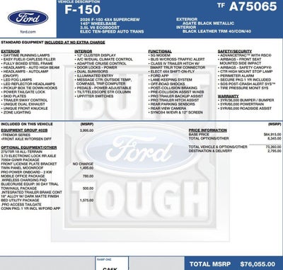 2026 Ford F-150 Tremor 4WD SuperCrew 5.5' Box