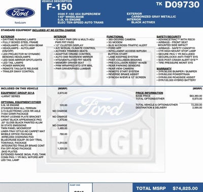 2026 Ford F-150 LARIAT 4WD SuperCrew 5.5' Box
