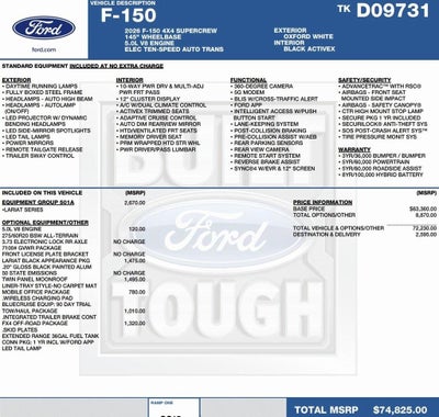 2026 Ford F-150 LARIAT 4WD SuperCrew 5.5' Box