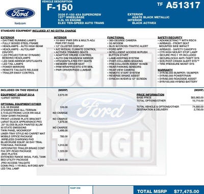 2026 Ford F-150 LARIAT 4WD SuperCrew 6.5' Box
