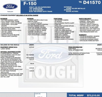 2026 Ford F-150 LARIAT 4WD SuperCrew 5.5' Box