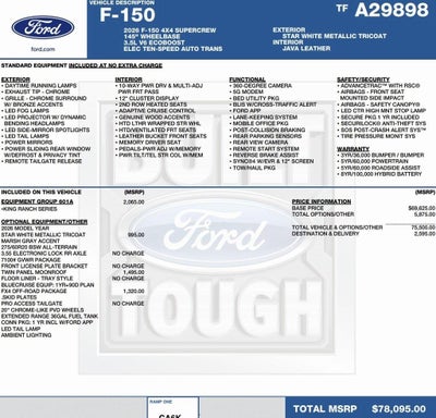 2026 Ford F-150 King Ranch 4WD SuperCrew 5.5' Box