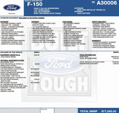 2026 Ford F-150 King Ranch 4WD SuperCrew 5.5' Box