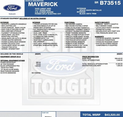 2025 Ford Maverick LARIAT AWD SuperCrew