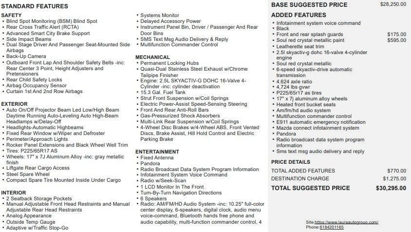 2022 Mazda Mazda CX-5 2.5 S Select Package AWD