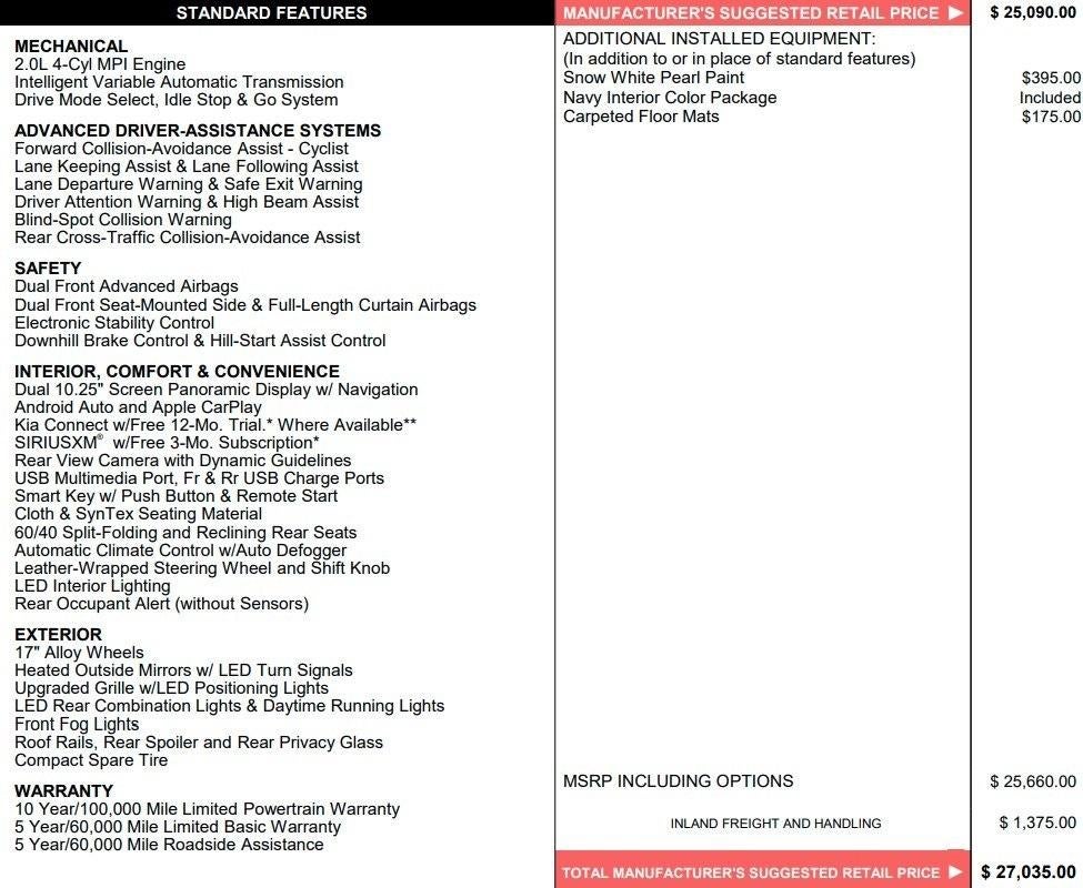 2024 Kia Seltos S IVT FWD