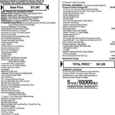 2019 Jeep Wrangler Unlimited Sport S 4x4