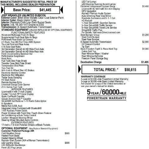 2018 Jeep Wrangler Unlimited Rubicon 4x4