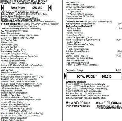2023 Jeep Wrangler 4xe Sahara 4x4
