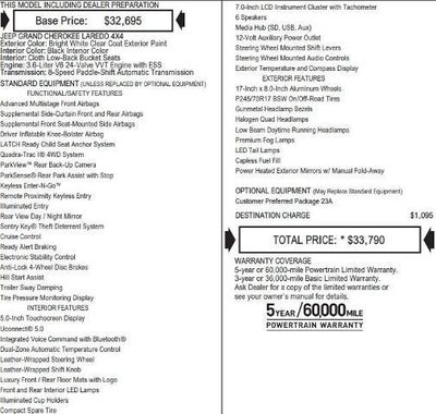 2017 Jeep Grand Cherokee Laredo 4x4