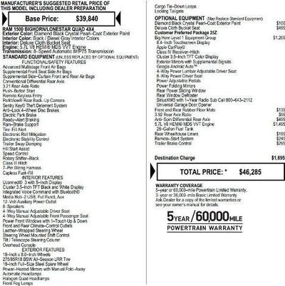 2020 RAM 1500 Big Horn Quad Cab 4x4 6'4' Box