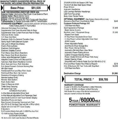 2025 RAM 1500 Big Horn Crew Cab 4x4 5'7' Box