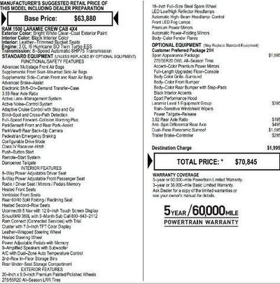 2025 RAM 1500 Laramie Crew Cab 4x4 5'7' Box