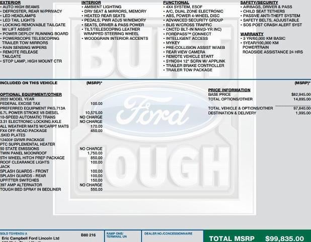 2022 Ford F-350 Platinum
