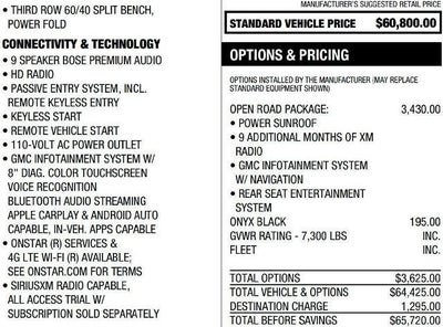 2020 GMC Yukon 4WD SLT