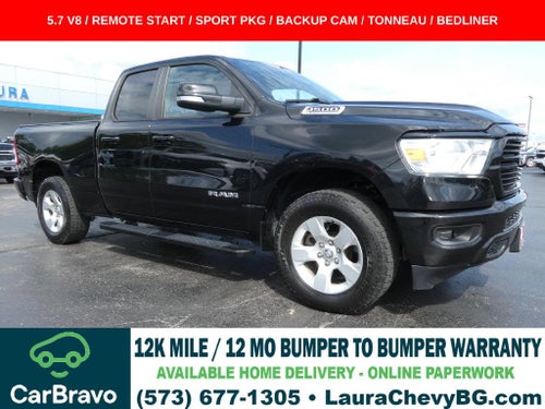 2021 RAM 1500 Big Horn Quad Cab 4x4 6'4" Box