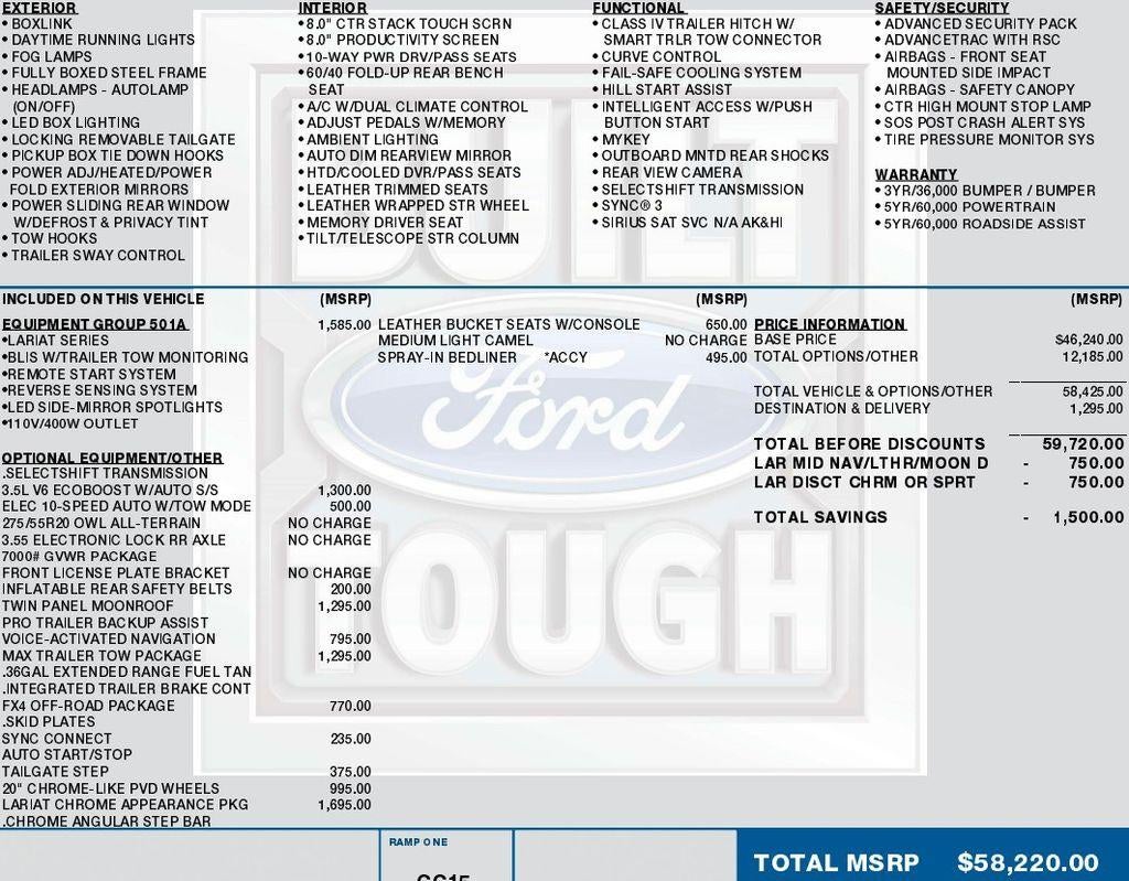 2017 Ford F-150 LARIAT