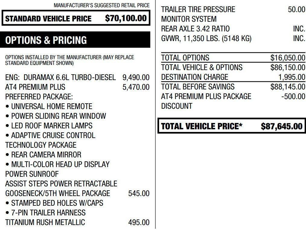 2024 GMC Sierra 2500 HD AT4