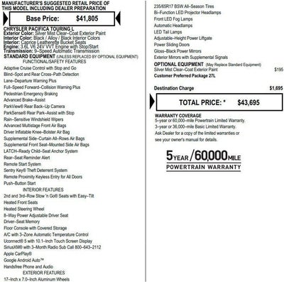2024 Chrysler Pacifica Touring L