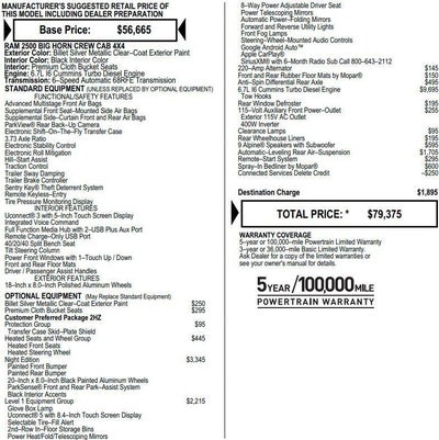 2023 RAM 2500 Big Horn Crew Cab 4x4 6'4" Box