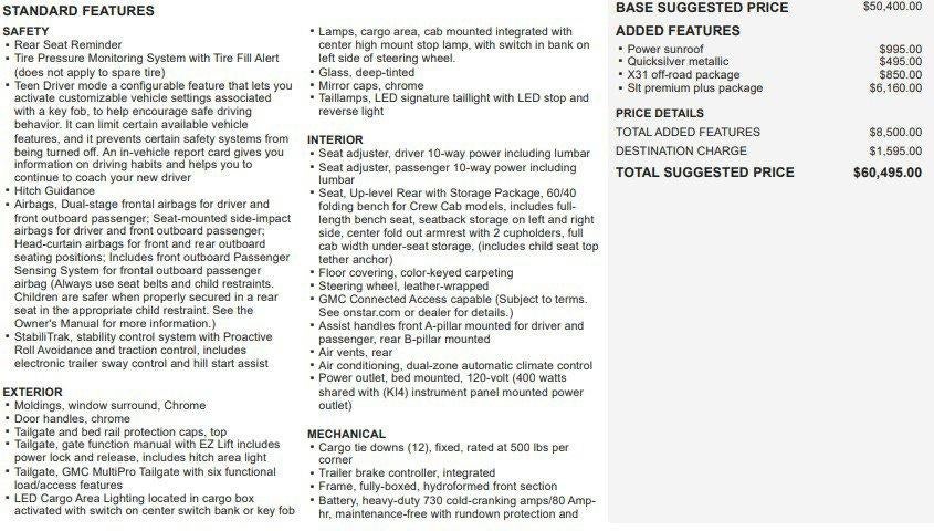 2020 GMC Sierra 1500 SLT